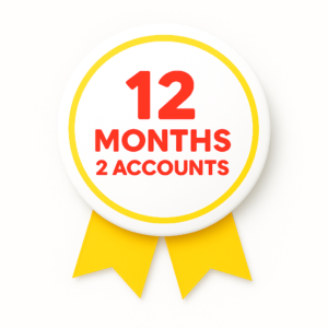 12 Months 2 acconts chr